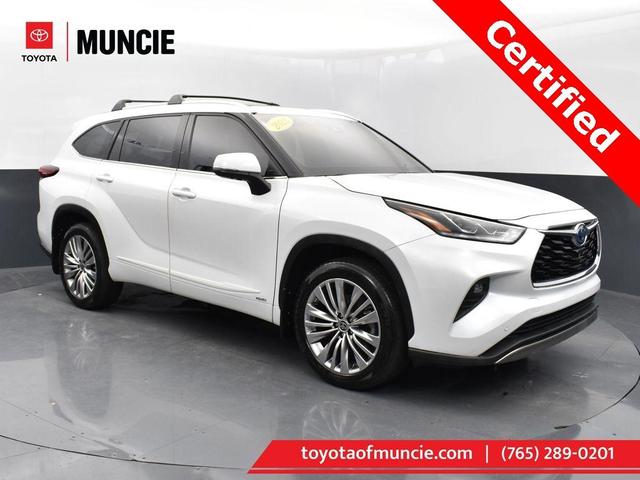 2022 toyota highlander hybrid platinum