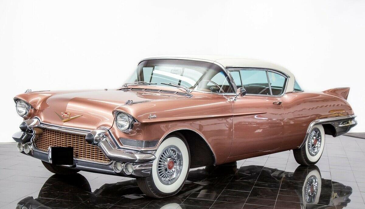 1957 cadillac eldorado seville automatic 390ci v8 copper metallic 17168 miles