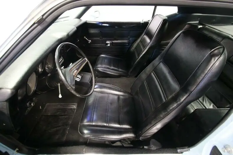 classic vintage muscle pony car coupe stang vinyl interior