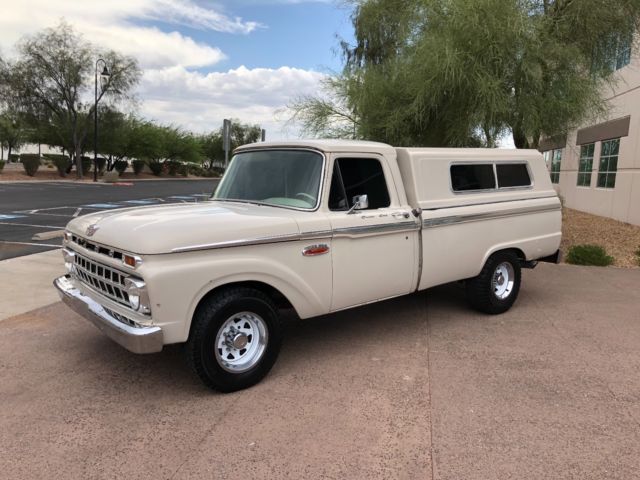 no reserve 1965 ford f-250 custom cab 2wd 360 crate engine daily driver