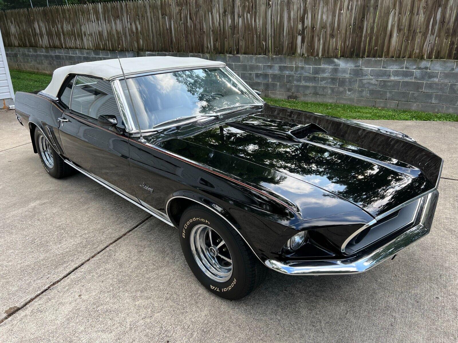 1969 ford mustang convertible 38262 miles classic muscle rag top