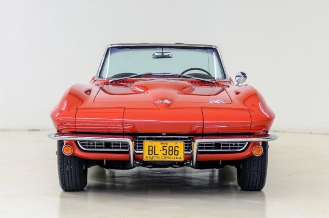 1966 chevrolet corvette 16938 miles red roadster 427 ci 4-spd manual