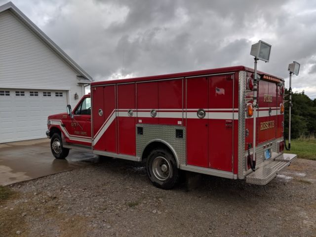 1992 ford super duty service truck 7.3l diesel 18,100 miles