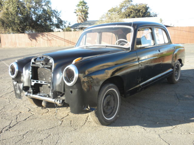 1959 mercedes benz 220s webasto roof ponton classic mbz sunroof sedan