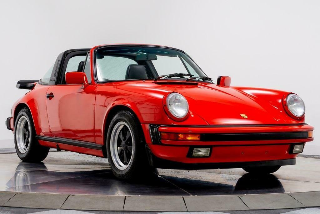 1988 porsche 911 targa 2d cabriolet 3.2l sohc flat 6 5-speed manual