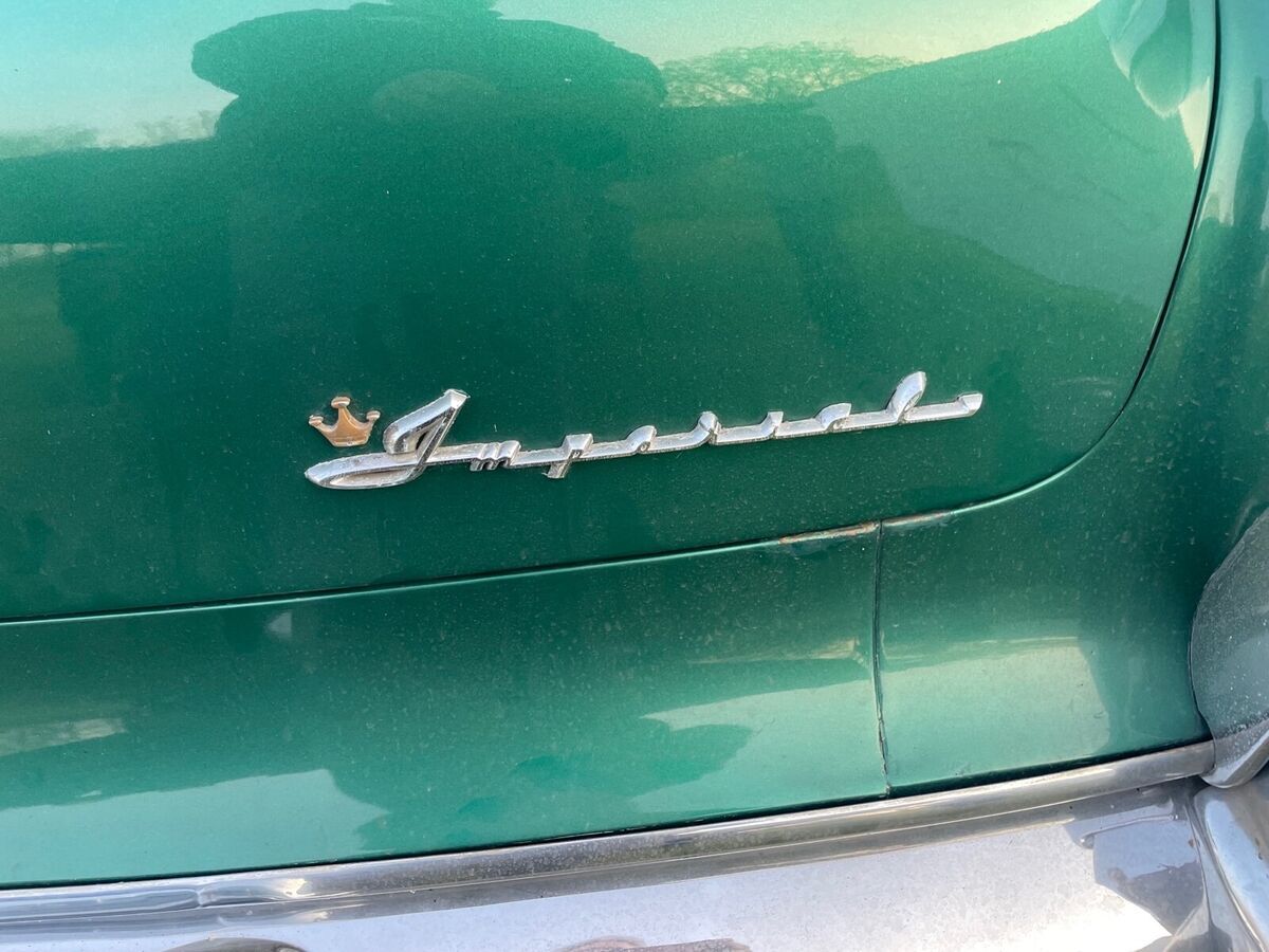 1955 chrysler imperial coupe green rwd automatic
