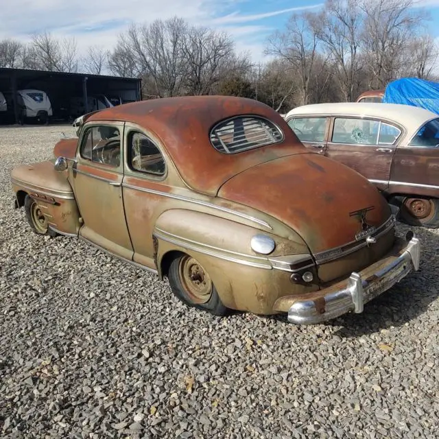 patina 1946 mercury eight club coupe project exc grille/visor/accessories title