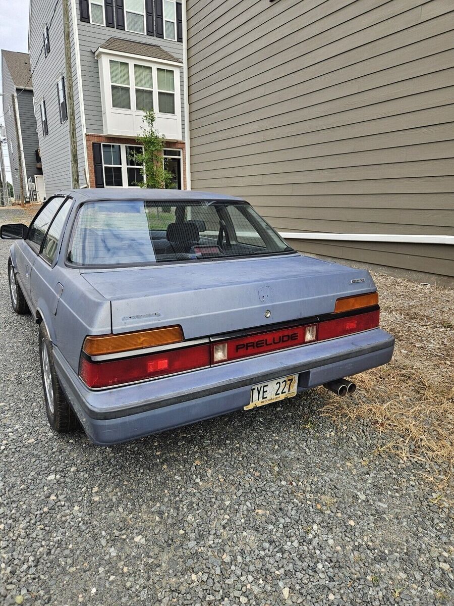 1987 honda prelude blue 2.0si