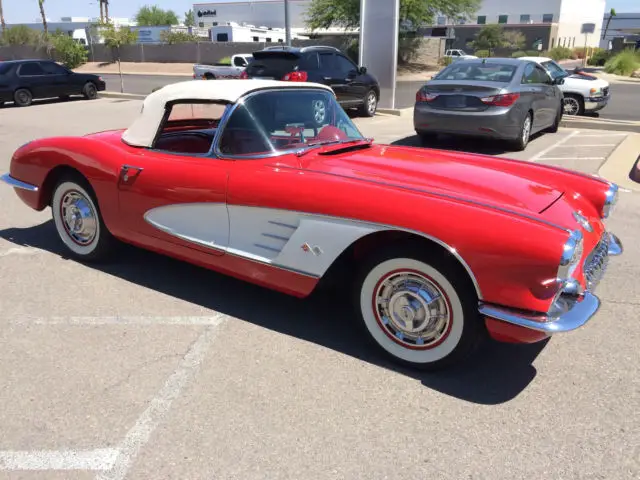 1960 corvette convertible - 283/245hp numbers matching barn find