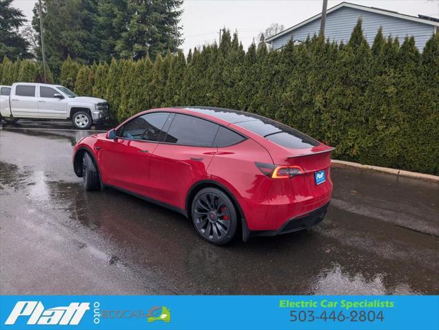 2020 tesla model y performance sport utility 4d