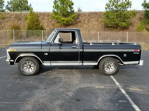 1974 ford f100 47500 miles black