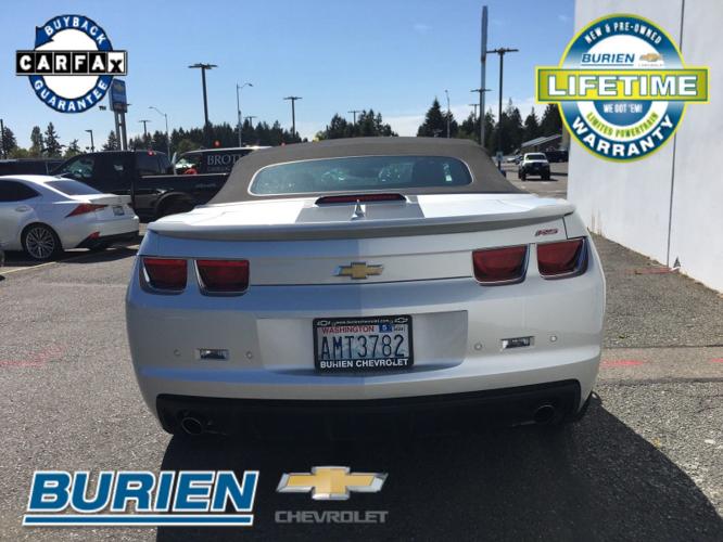 used 2013 chevrolet camaro lt convertible burien, wa 98168 for sale in seattle, washington