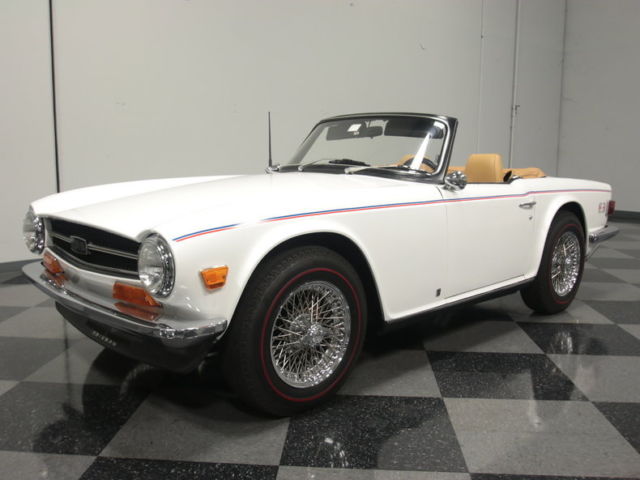 restored tr6, strong 2.5l inline 6, 4-speed w/overdrive, tubular intake/duals!!