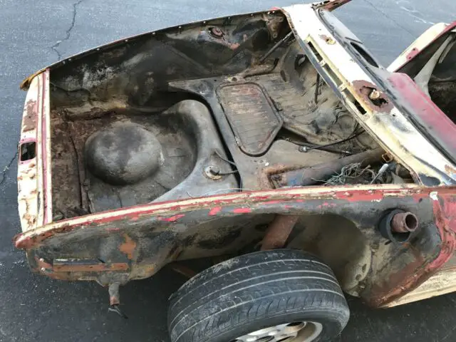 porsche 912 1966 rolling chassis project shell coupe 911 porsche built
