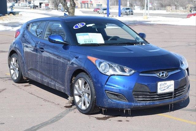 2016 hyundai veloster base 3dr coupe dct w/yellow accent interior for sale in sioux falls, south dakota