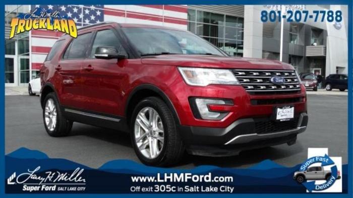 2016 ford explorer xlt awd xlt 4dr suv for sale in salt lake city, utah