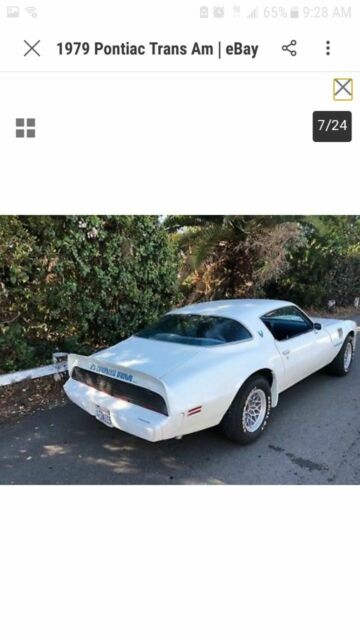 1979 pontiac trans am w72, ws-6, rare 5 speed