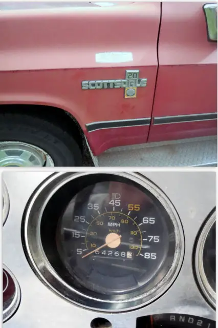 1983 chevrolet c20 2wd lb truck-autotrans--64k original miles-towing set up-5.7l
