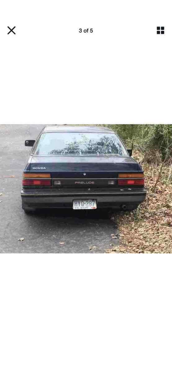 1983 honda prelude coupe blue fwd automatic