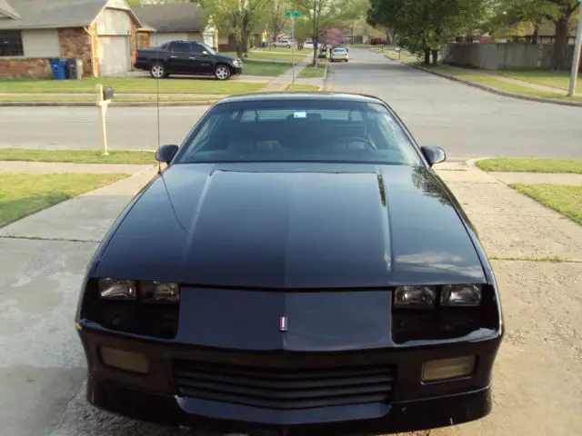1989 black chevy camaro rs v8 302 engine original owner