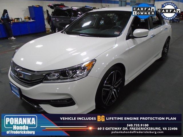 used 2017 honda accord sport sedan fredericksburg, va 22406 for sale in fredericksburg, virginia