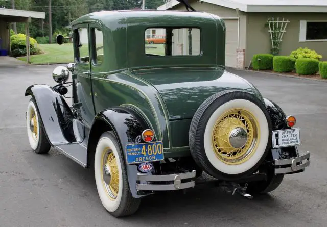 1930 ford model a coupe, set up for touring with many upgrades, beautiful!