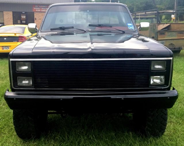 1985 chevy 4x4 truck frame off 402 big block 700r4 20's 35's 9" lift warn hubs