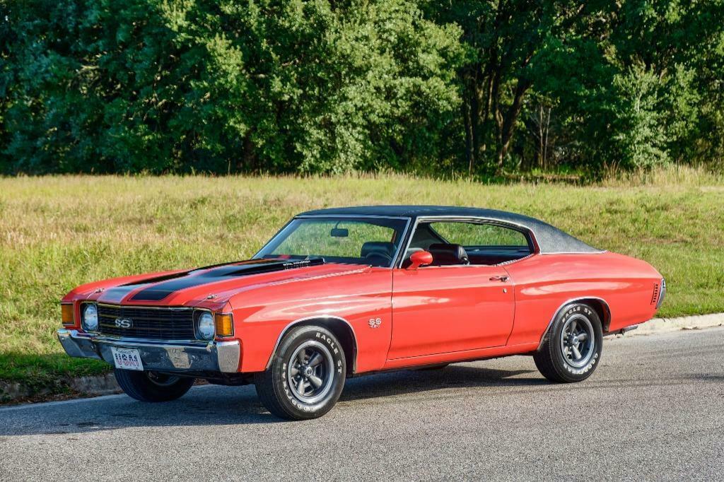 1972 chevrolet chevelle ss 454 with build sheet super sport