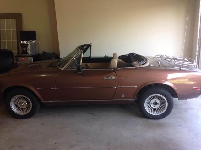 classic 1979 fiat spider