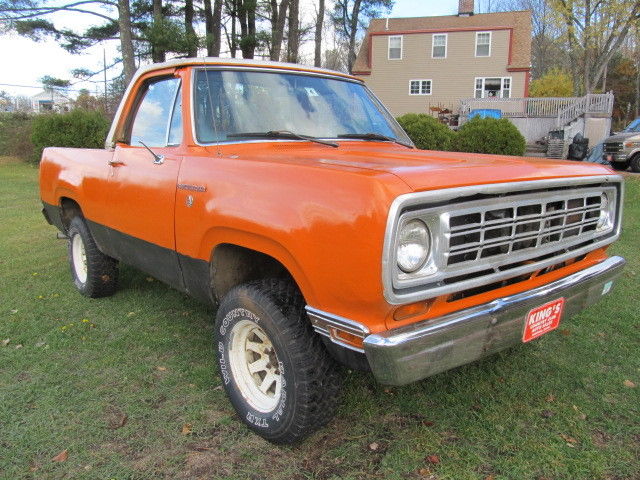1974 dodge ramcharger se 4x4 great winter project