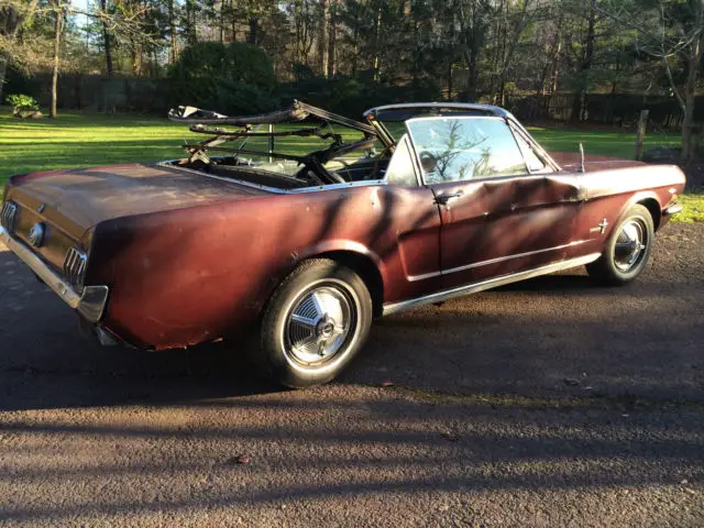 1966 ford mustang v8 convertible project