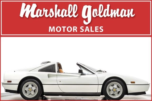 1989 ferrari 328gts in bianco ferrari over beige with just 476 original miles