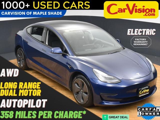2022 tesla model 3 long range