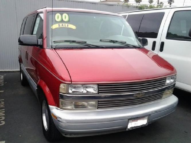 2000 chevrolet astro burgundy car in los angeles, ca