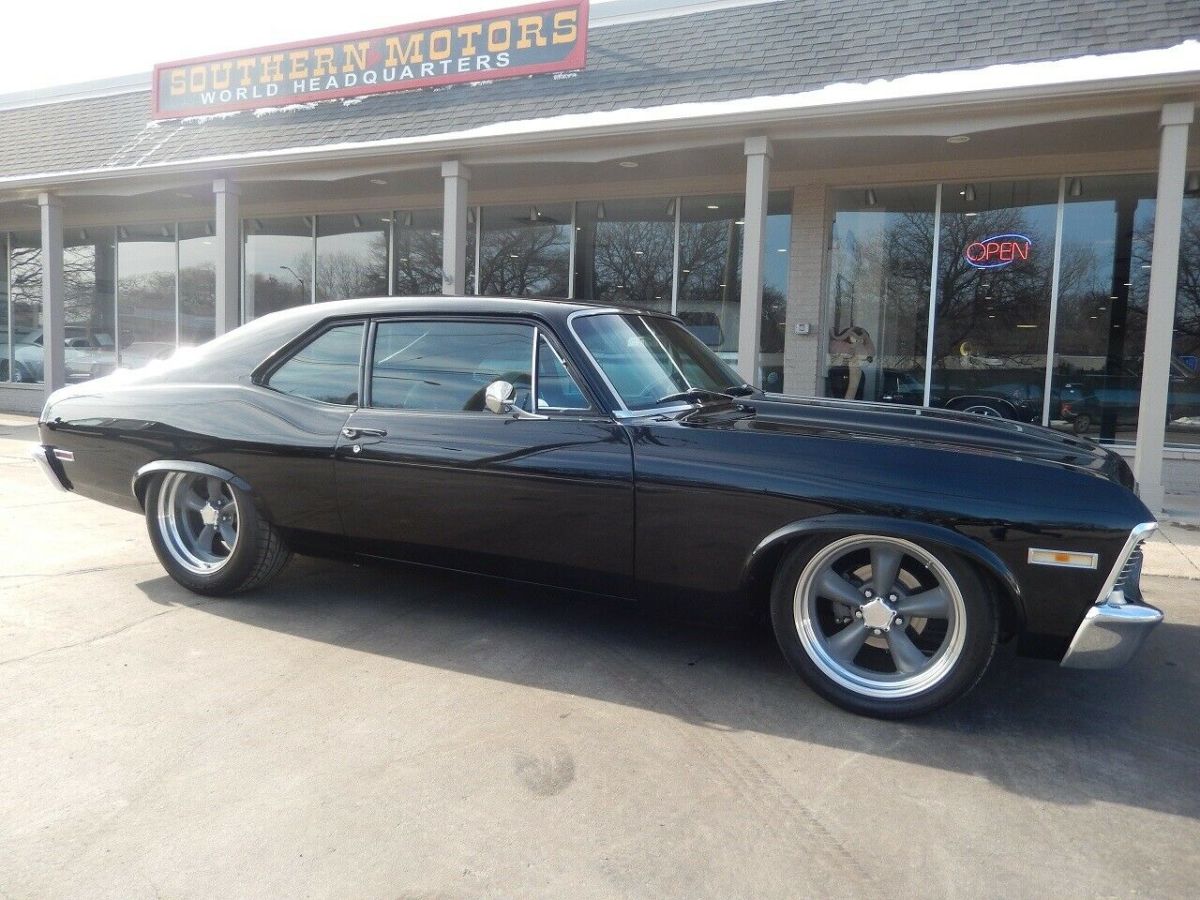 1972 chevrolet nova tuxedo black zz4 350 4 speed