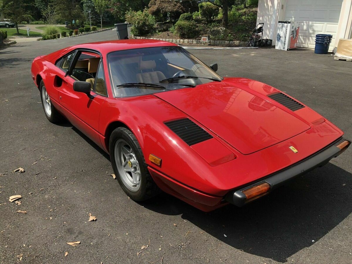 1977 ferrari 308 gtb red rwd manual coupé