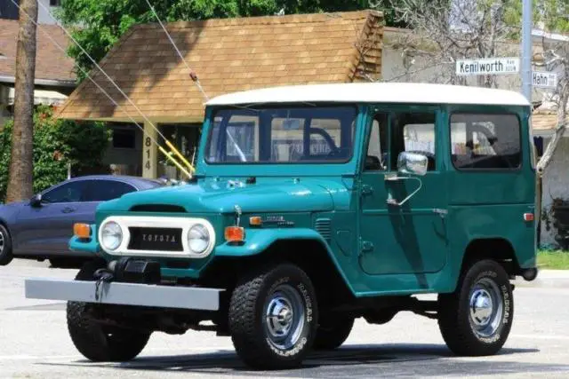 1972 toyota fj 40 land cruiser 46349 miles green truck inline 6 manual