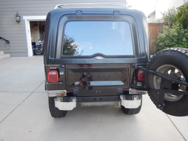 1980 cj7 laredo 4x4 hardtop - original paint and interior - low mileage!!