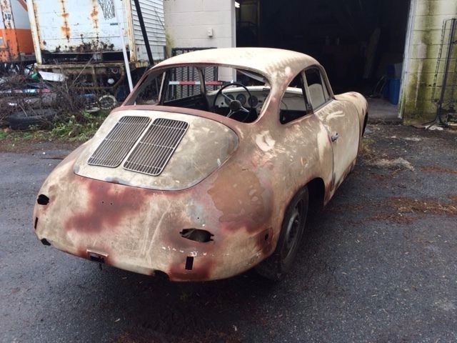 1964 porsche 356 c coupe. restoration project