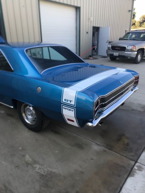 1969 dodge dart gts -factory high performance pack -drives like new -no reserve