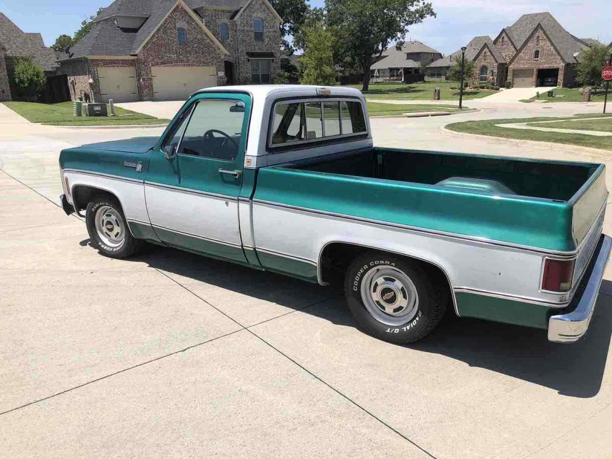 1979 chevrolet c-10 pickup green rwd automatic scottsdale