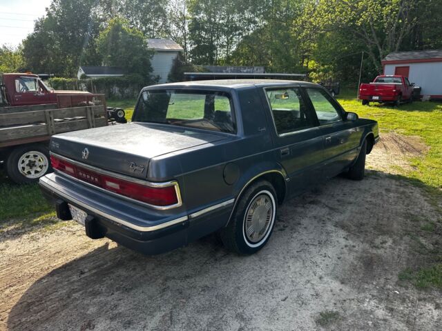 1991 dodge dynasty sedan blue fwd automatic base