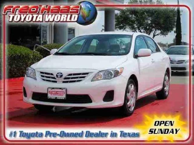 2013 toyota corolla le bluetooth one owner warranty in spring, tx