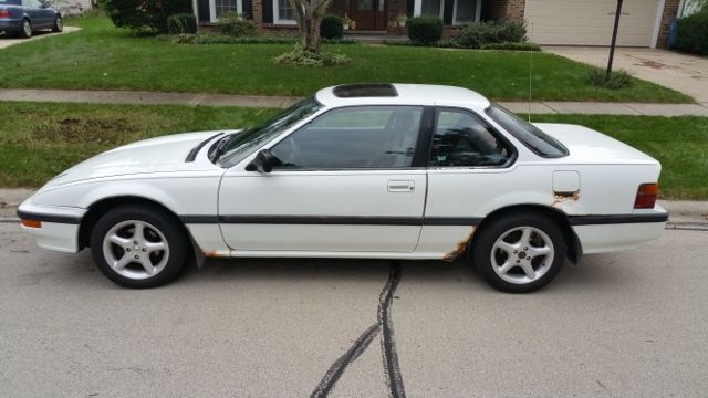 honda prelude 1989 si manual 5 speed white/black interior low miles