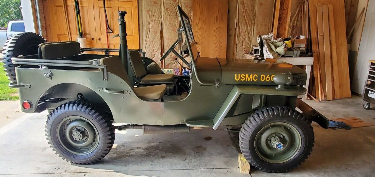 1942 willys jeep mb green 4wd manual usmc