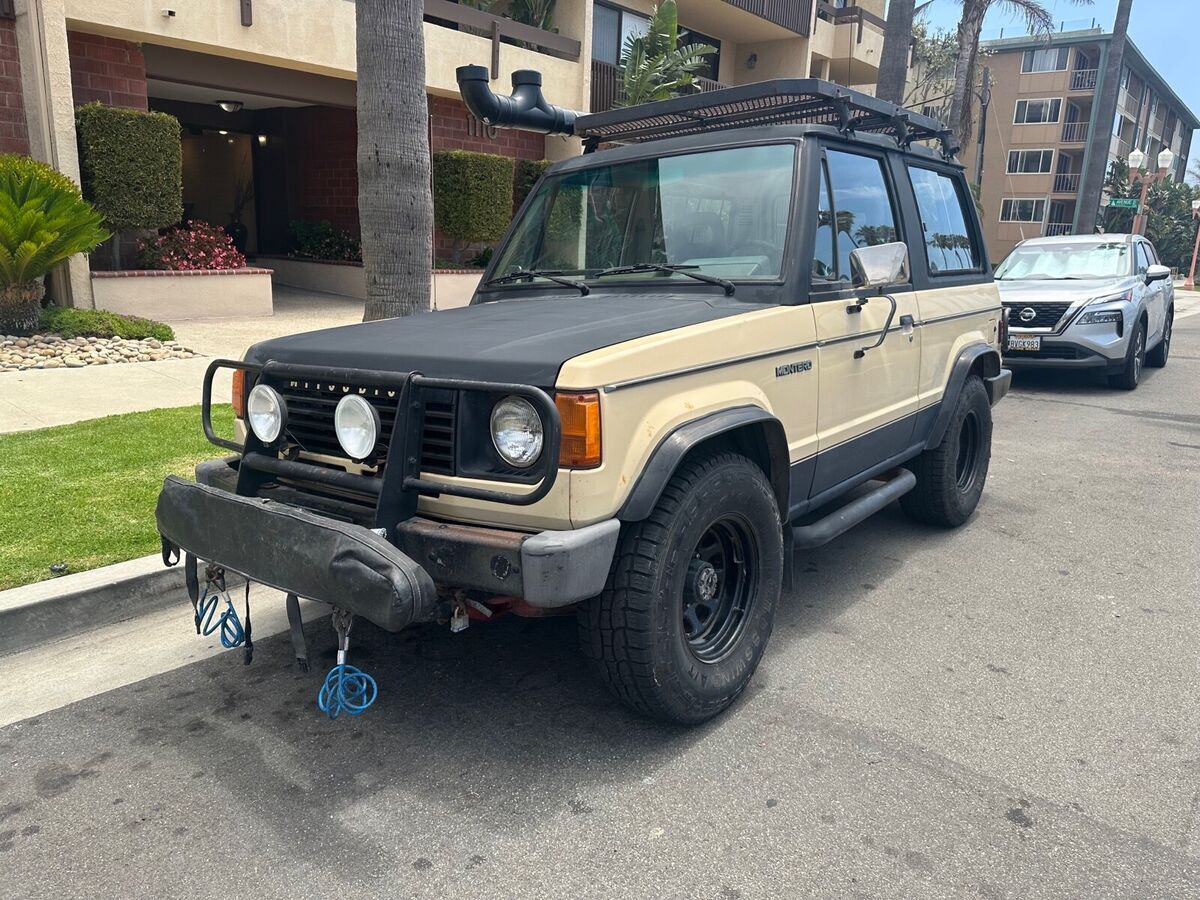 1987 mitsubishi montero suv brown 4wd manual