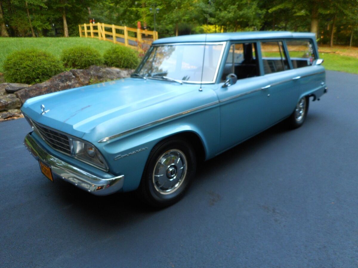 1965 studebaker commander wagonaire, 3-speed, many new parts, sliding roof