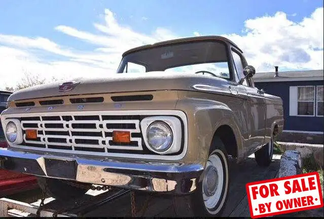 1964 ford f100 classic truck 6 cylinder 293 engine custom paint 4-spd nm c60832