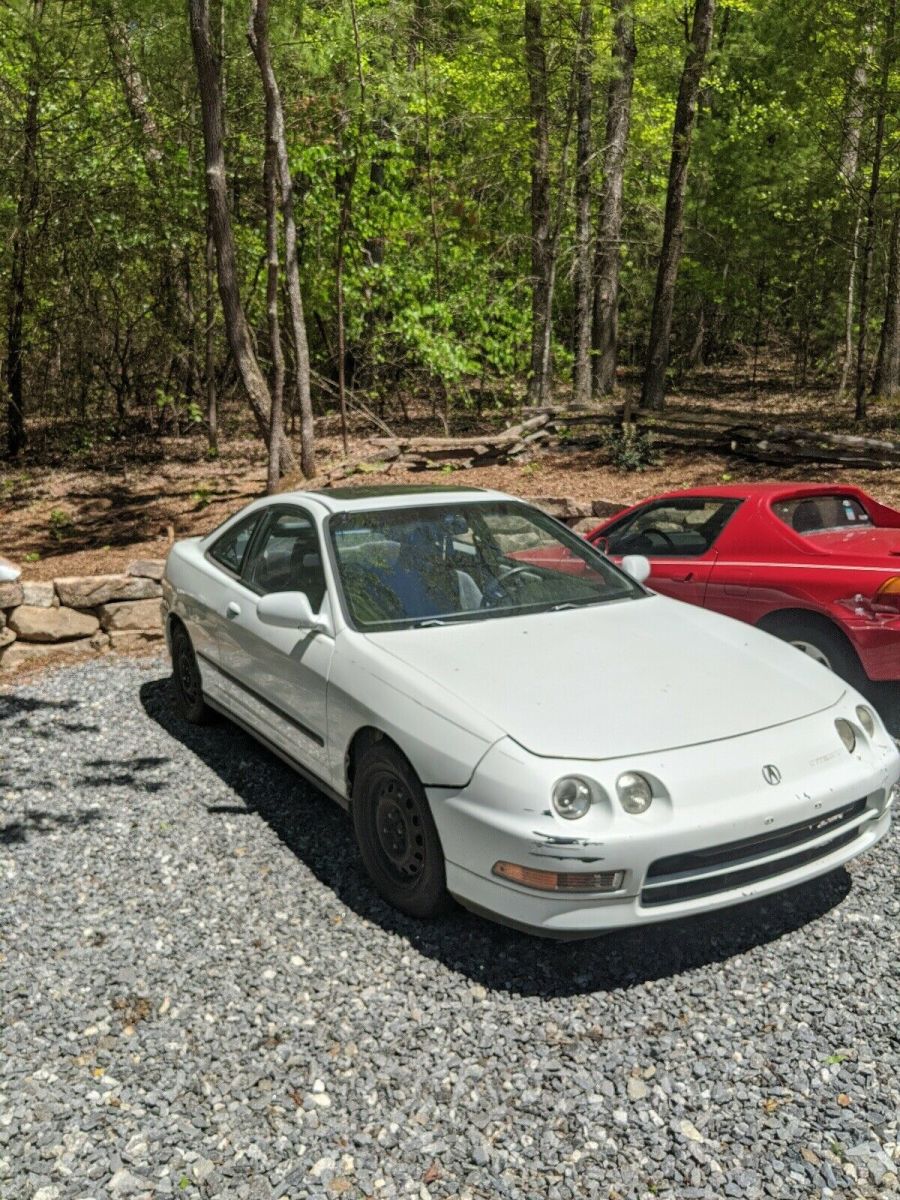 1994 acura integra hatchback white fwd automatic ls