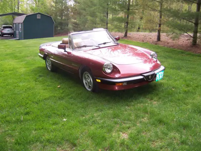 alfa romeo spider veloce. 1990